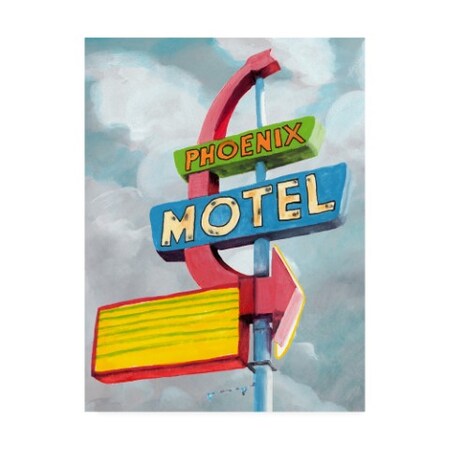 Trademark Fine Art Naomi Mccavitt 'American Roadside Ii' Canvas Art, 18x24 WAG11555-C1824GG